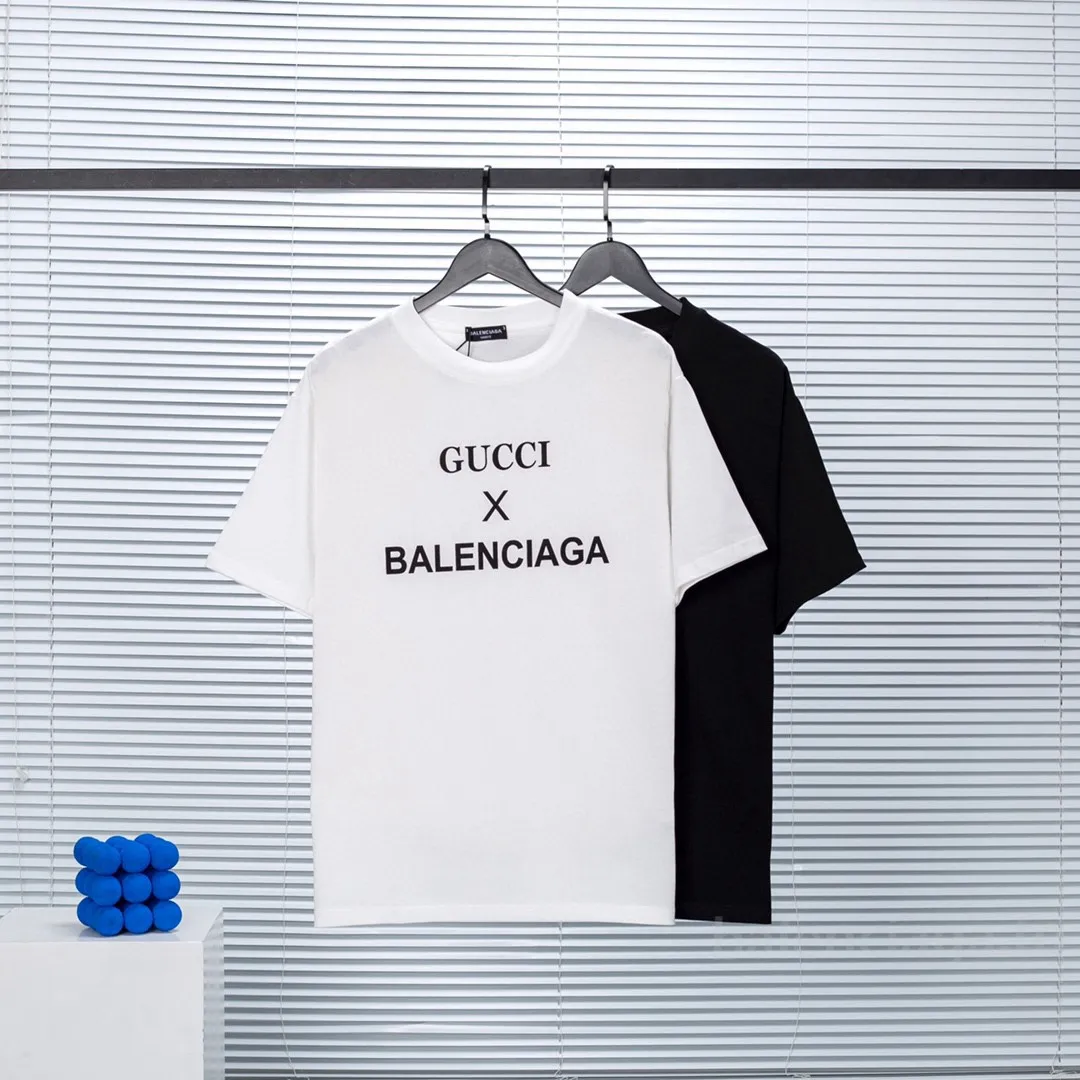 T-shirt en coton Balenciaga x GUCCI – KJ VIPS
